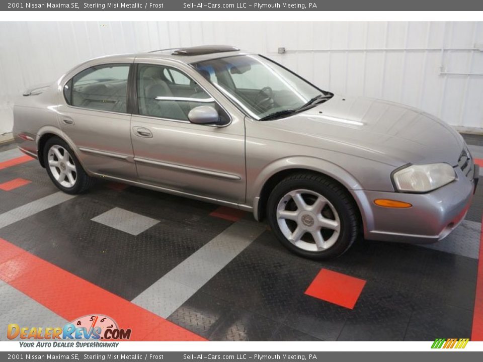2001 Nissan Maxima SE Sterling Mist Metallic / Frost Photo #10