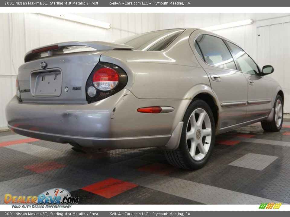2001 Nissan Maxima SE Sterling Mist Metallic / Frost Photo #11