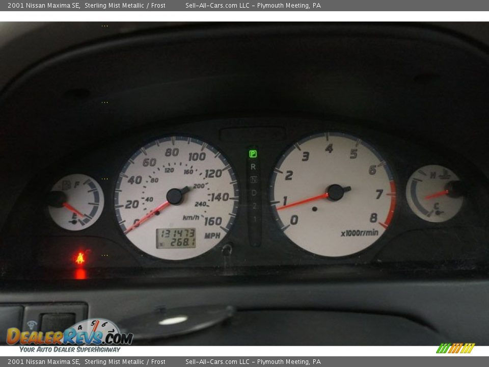 2001 Nissan Maxima SE Sterling Mist Metallic / Frost Photo #27