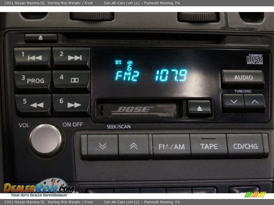 2001 Nissan Maxima SE Sterling Mist Metallic / Frost Photo #29