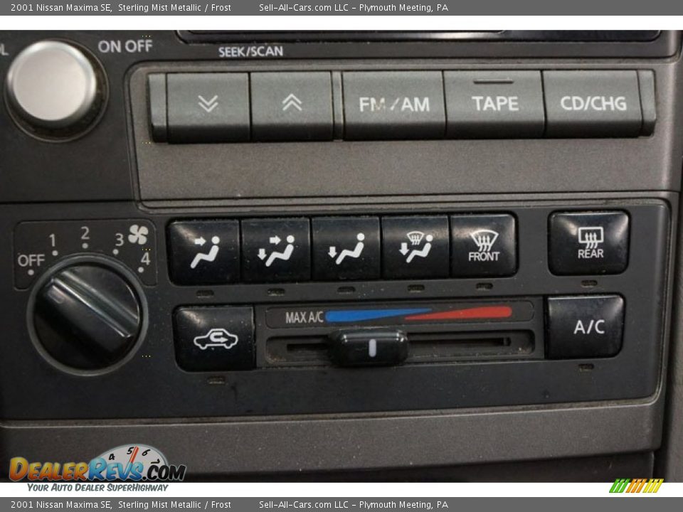 2001 Nissan Maxima SE Sterling Mist Metallic / Frost Photo #30
