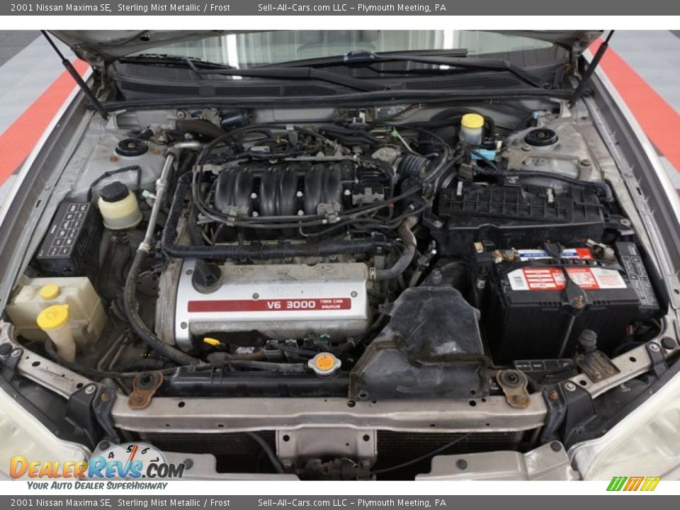 2001 Nissan Maxima SE Sterling Mist Metallic / Frost Photo #31