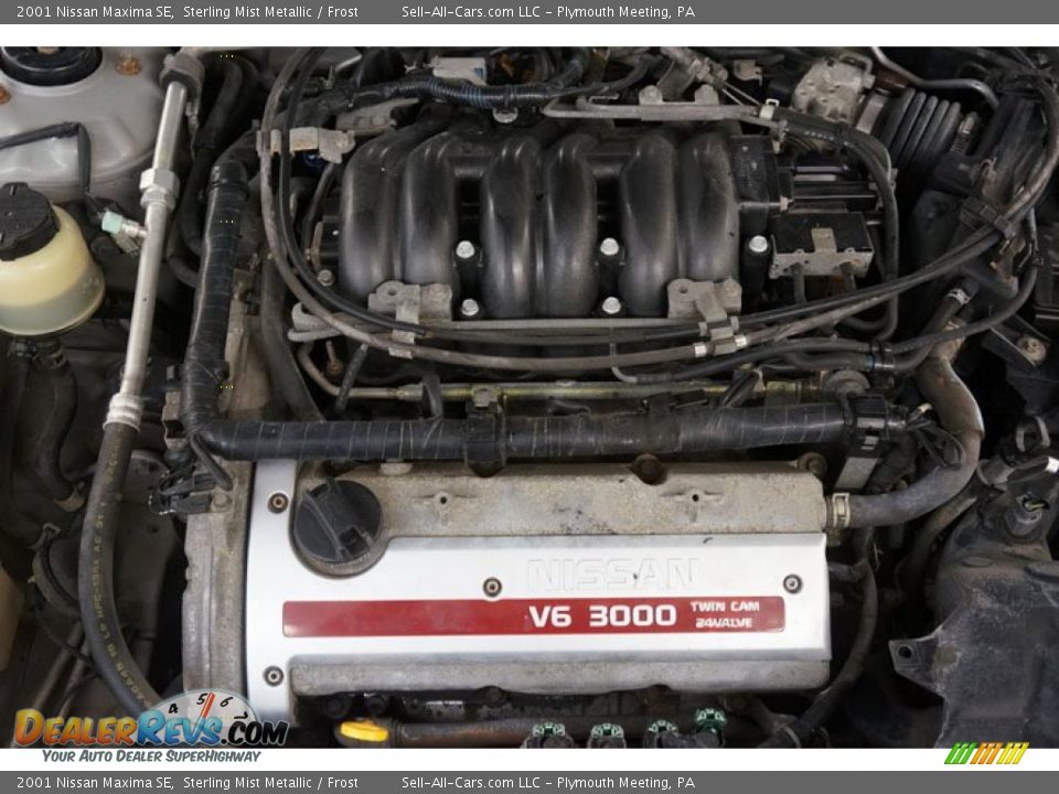 2001 Nissan Maxima SE Sterling Mist Metallic / Frost Photo #32