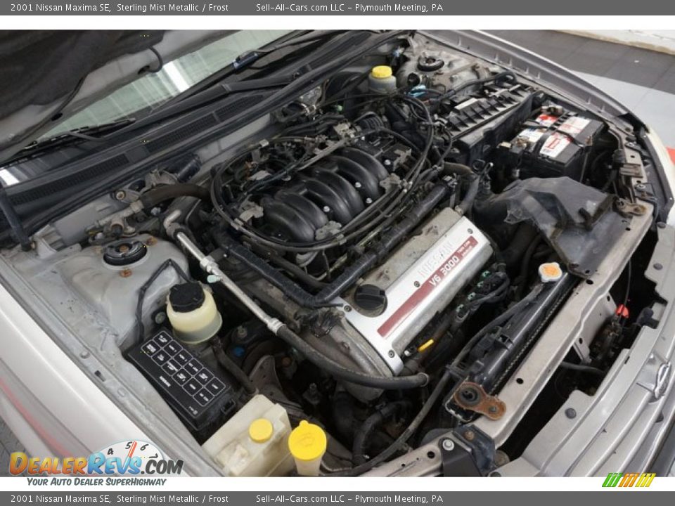 2001 Nissan Maxima SE Sterling Mist Metallic / Frost Photo #33