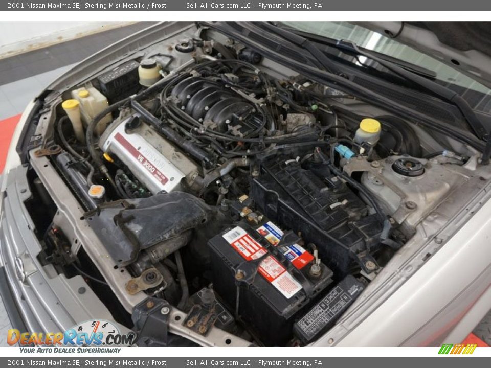 2001 Nissan Maxima SE Sterling Mist Metallic / Frost Photo #34