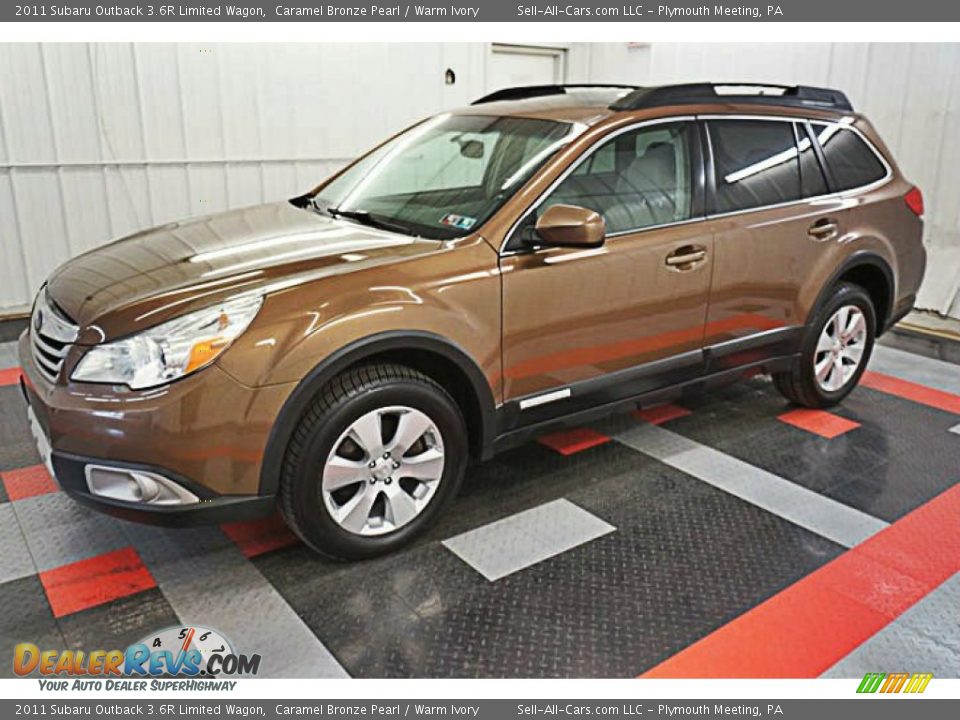 2011 Subaru Outback 3.6R Limited Wagon Caramel Bronze Pearl / Warm Ivory Photo #2