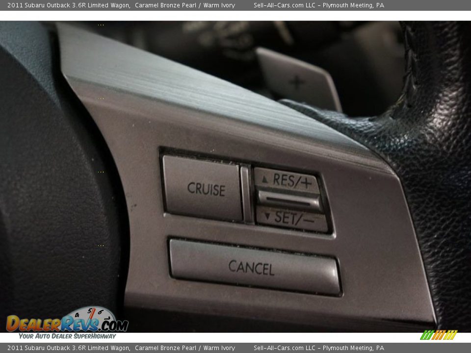 2011 Subaru Outback 3.6R Limited Wagon Caramel Bronze Pearl / Warm Ivory Photo #28