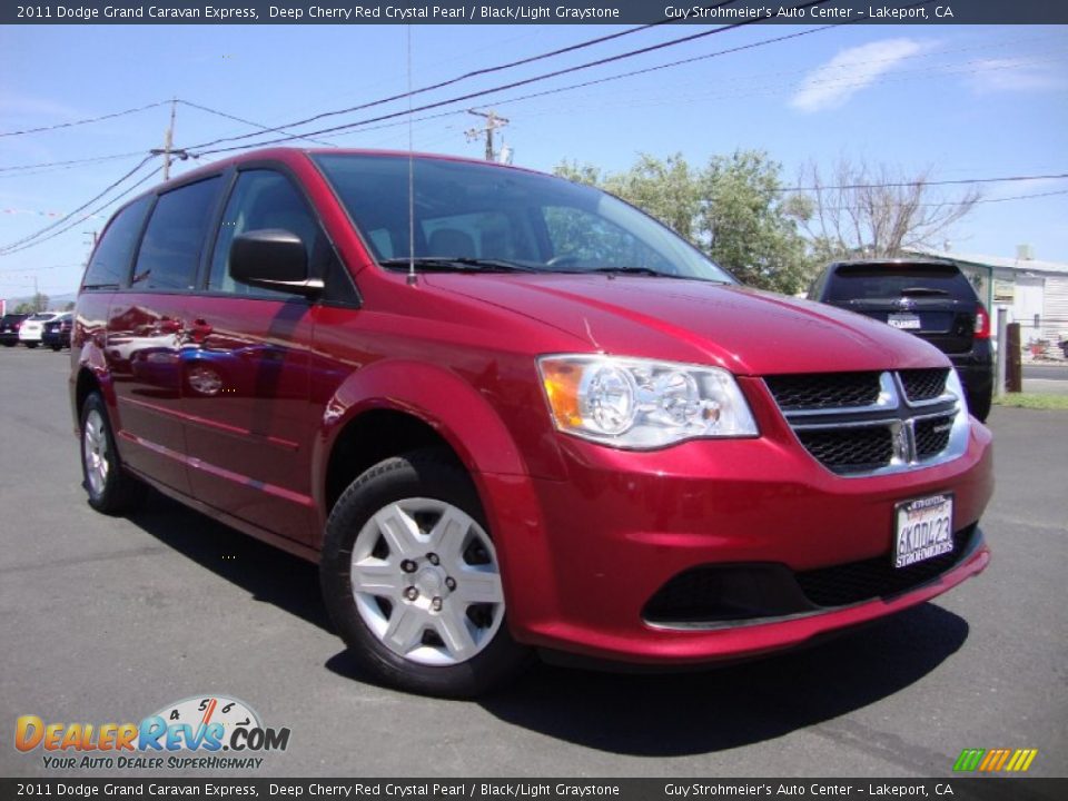 2011 Dodge Grand Caravan Express Deep Cherry Red Crystal Pearl / Black/Light Graystone Photo #1