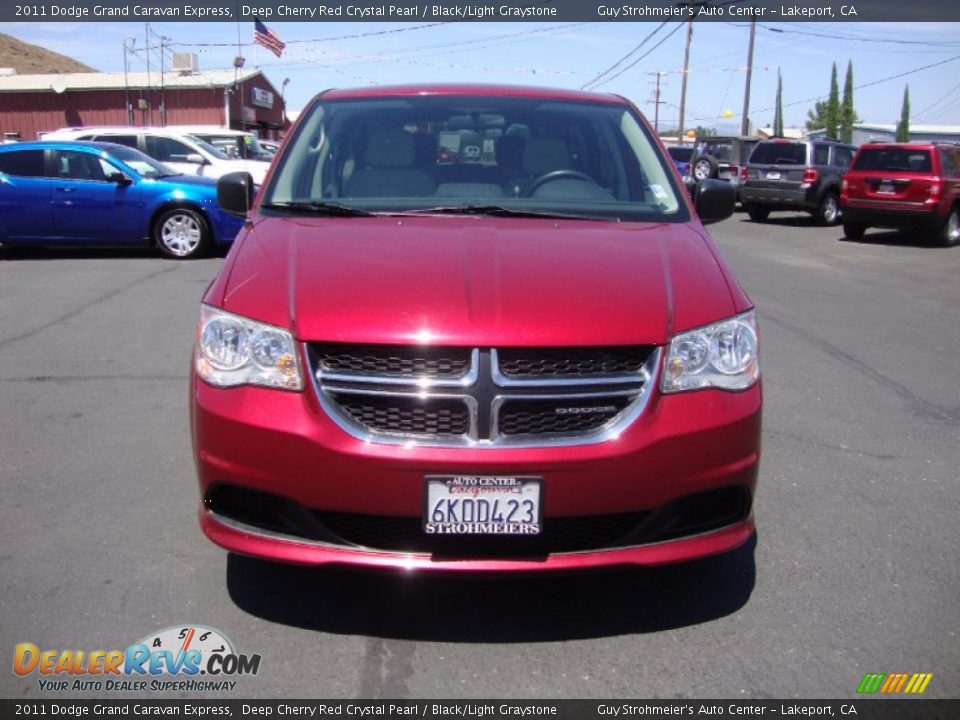 2011 Dodge Grand Caravan Express Deep Cherry Red Crystal Pearl / Black/Light Graystone Photo #2