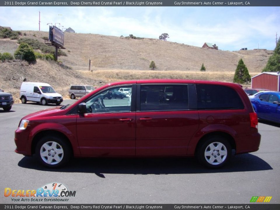 2011 Dodge Grand Caravan Express Deep Cherry Red Crystal Pearl / Black/Light Graystone Photo #4