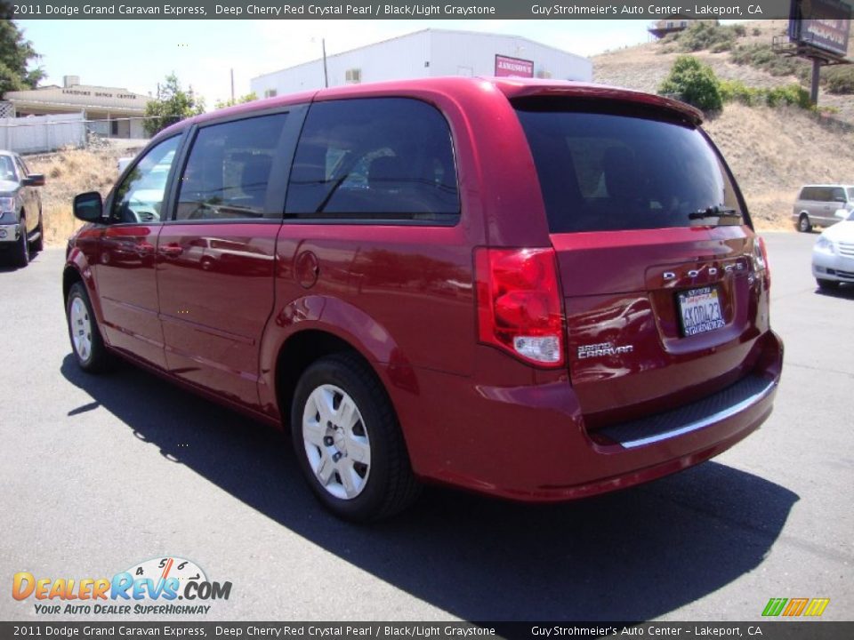 2011 Dodge Grand Caravan Express Deep Cherry Red Crystal Pearl / Black/Light Graystone Photo #5