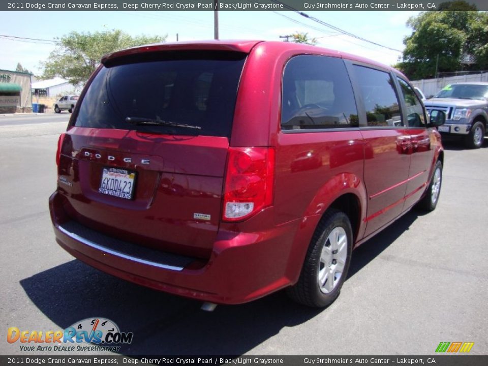 2011 Dodge Grand Caravan Express Deep Cherry Red Crystal Pearl / Black/Light Graystone Photo #7