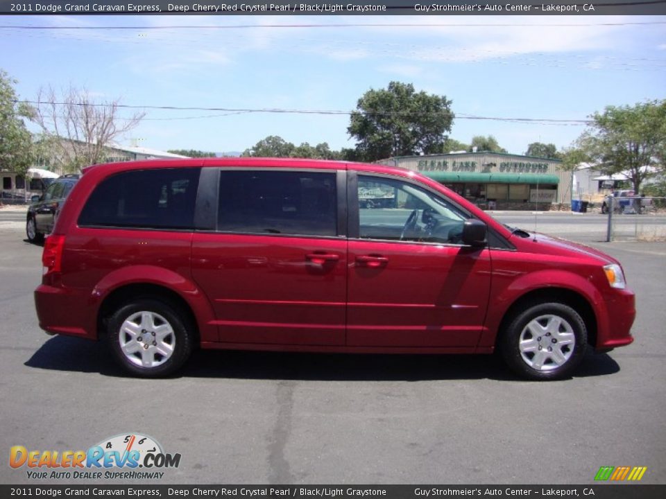 2011 Dodge Grand Caravan Express Deep Cherry Red Crystal Pearl / Black/Light Graystone Photo #8