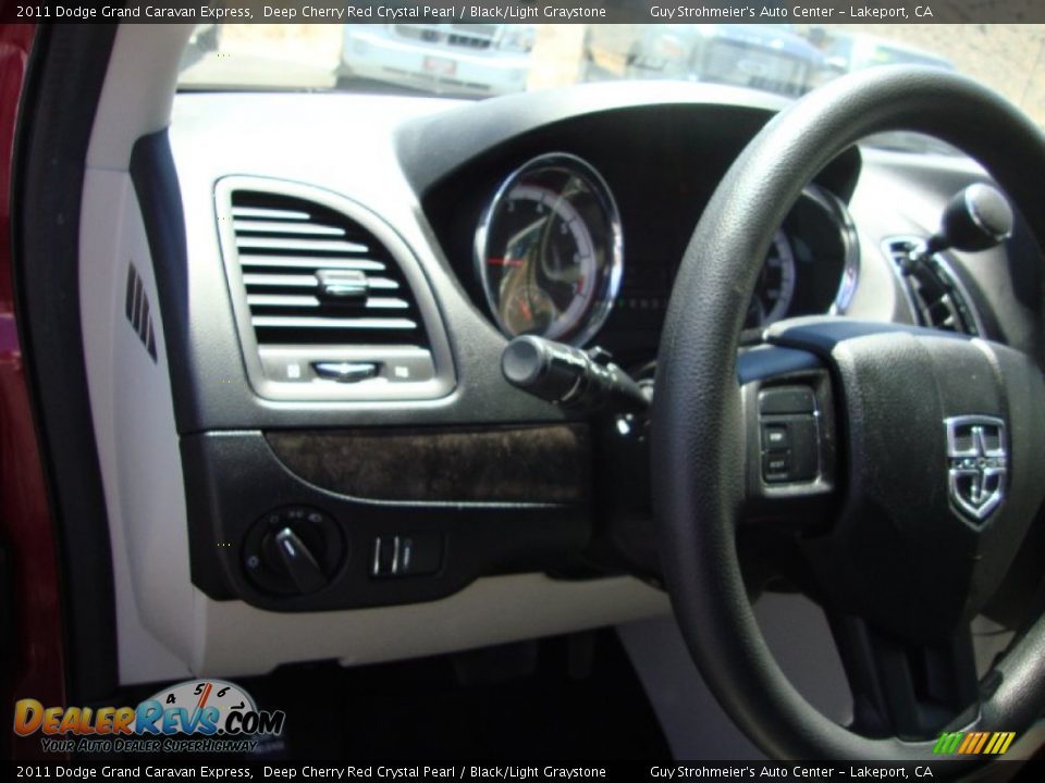 2011 Dodge Grand Caravan Express Deep Cherry Red Crystal Pearl / Black/Light Graystone Photo #11