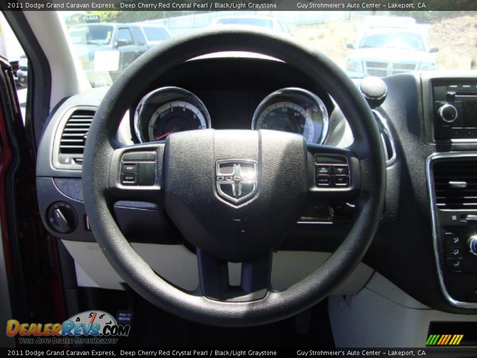 2011 Dodge Grand Caravan Express Deep Cherry Red Crystal Pearl / Black/Light Graystone Photo #13