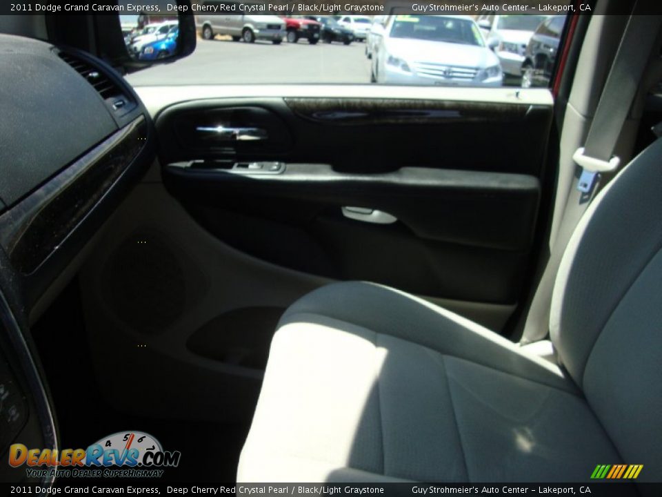 2011 Dodge Grand Caravan Express Deep Cherry Red Crystal Pearl / Black/Light Graystone Photo #16