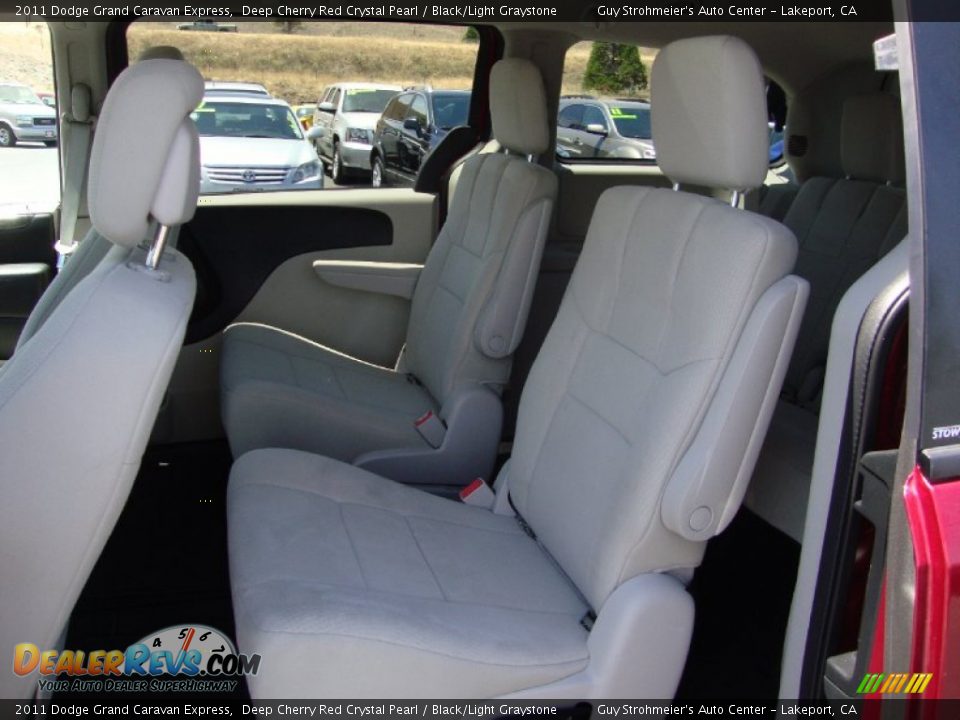 2011 Dodge Grand Caravan Express Deep Cherry Red Crystal Pearl / Black/Light Graystone Photo #22