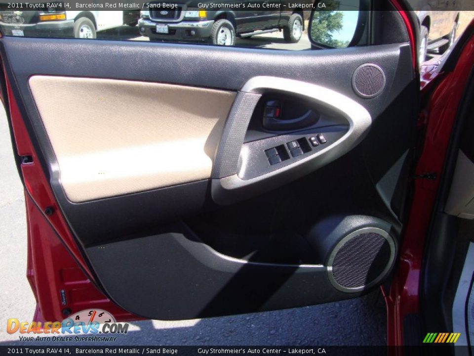 2011 Toyota RAV4 I4 Barcelona Red Metallic / Sand Beige Photo #9