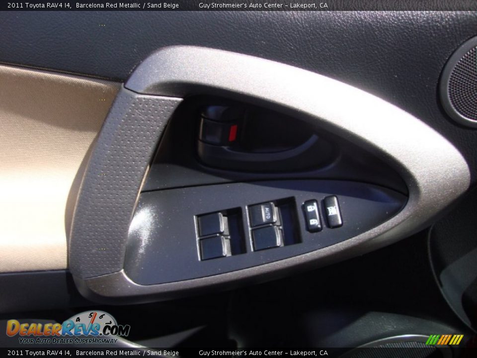 2011 Toyota RAV4 I4 Barcelona Red Metallic / Sand Beige Photo #10