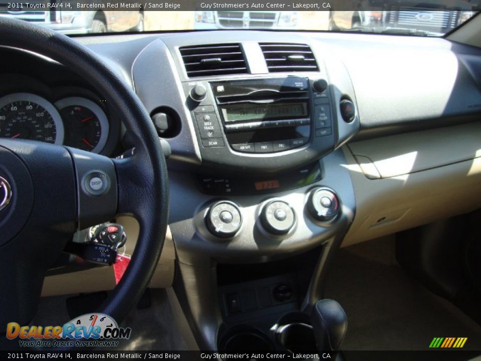 2011 Toyota RAV4 I4 Barcelona Red Metallic / Sand Beige Photo #13
