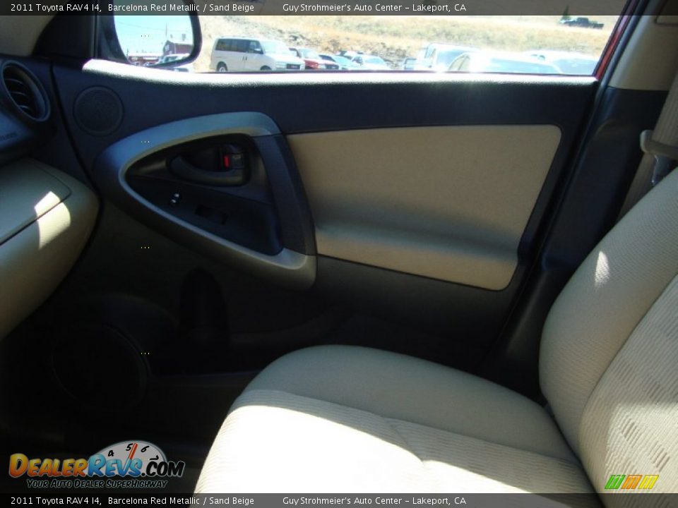 2011 Toyota RAV4 I4 Barcelona Red Metallic / Sand Beige Photo #15