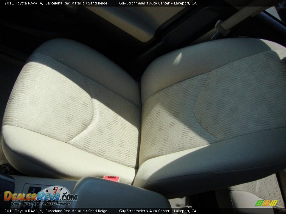2011 Toyota RAV4 I4 Barcelona Red Metallic / Sand Beige Photo #16