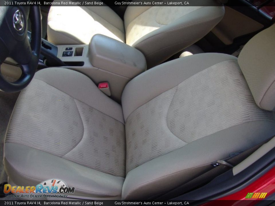 2011 Toyota RAV4 I4 Barcelona Red Metallic / Sand Beige Photo #18
