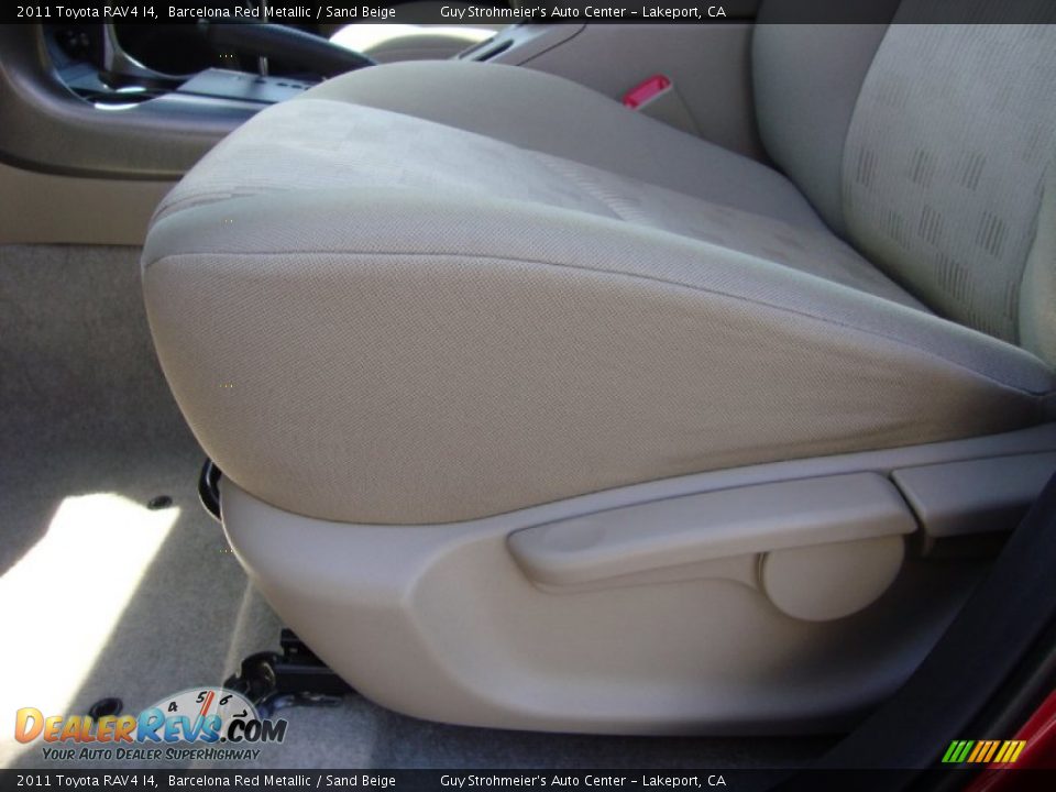 2011 Toyota RAV4 I4 Barcelona Red Metallic / Sand Beige Photo #19