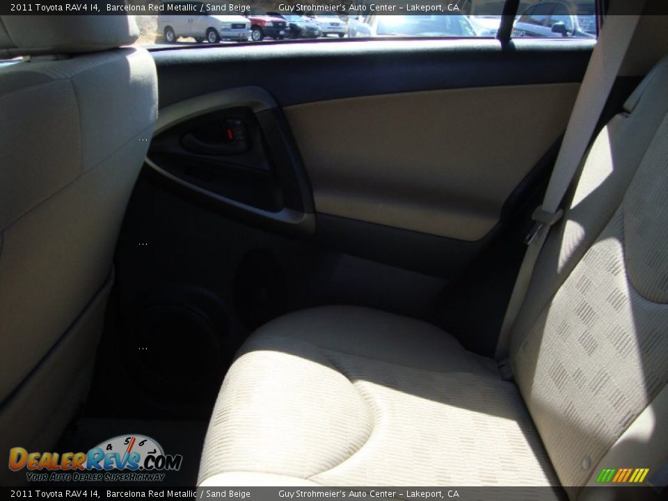 2011 Toyota RAV4 I4 Barcelona Red Metallic / Sand Beige Photo #20