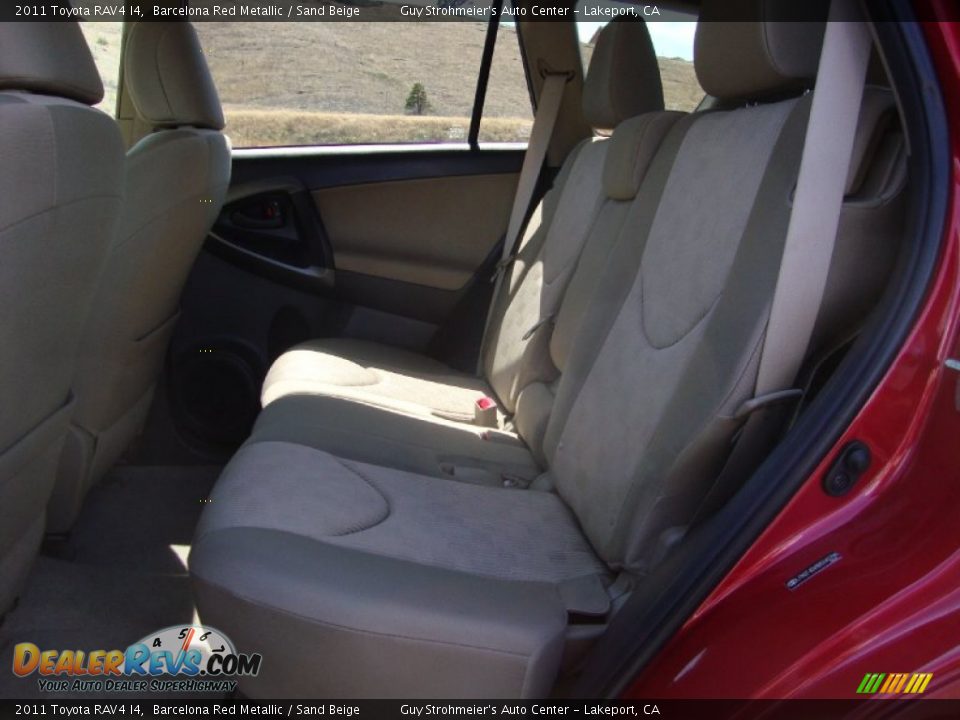 2011 Toyota RAV4 I4 Barcelona Red Metallic / Sand Beige Photo #21