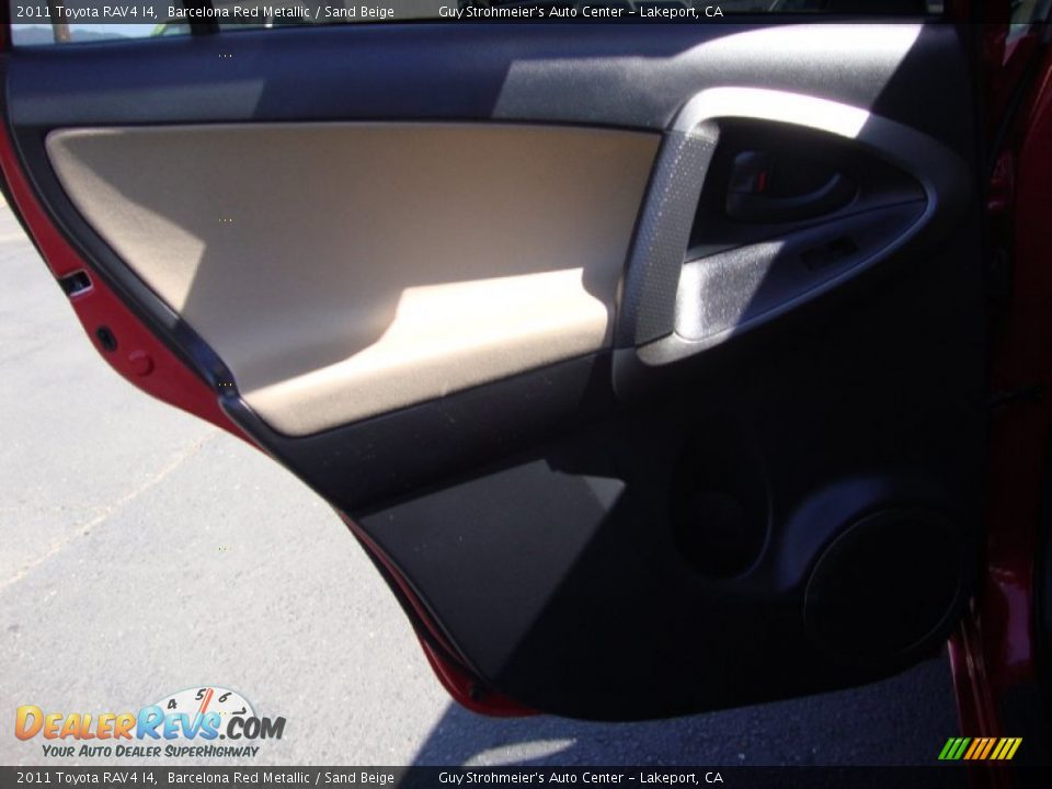 2011 Toyota RAV4 I4 Barcelona Red Metallic / Sand Beige Photo #22