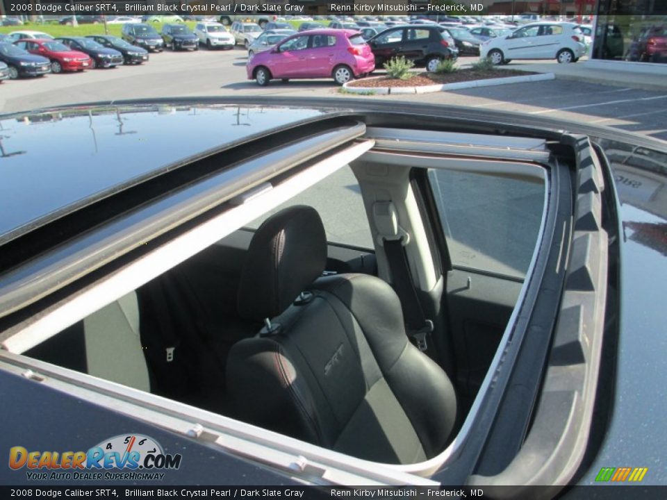 2008 Dodge Caliber SRT4 Brilliant Black Crystal Pearl / Dark Slate Gray Photo #9