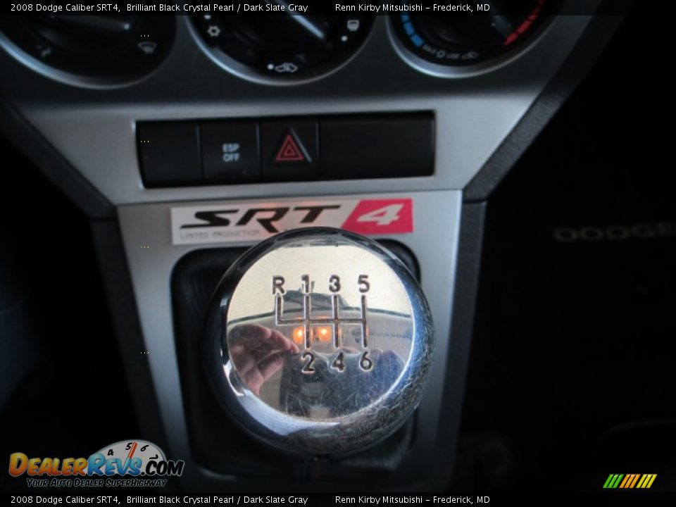 2008 Dodge Caliber SRT4 Brilliant Black Crystal Pearl / Dark Slate Gray Photo #23