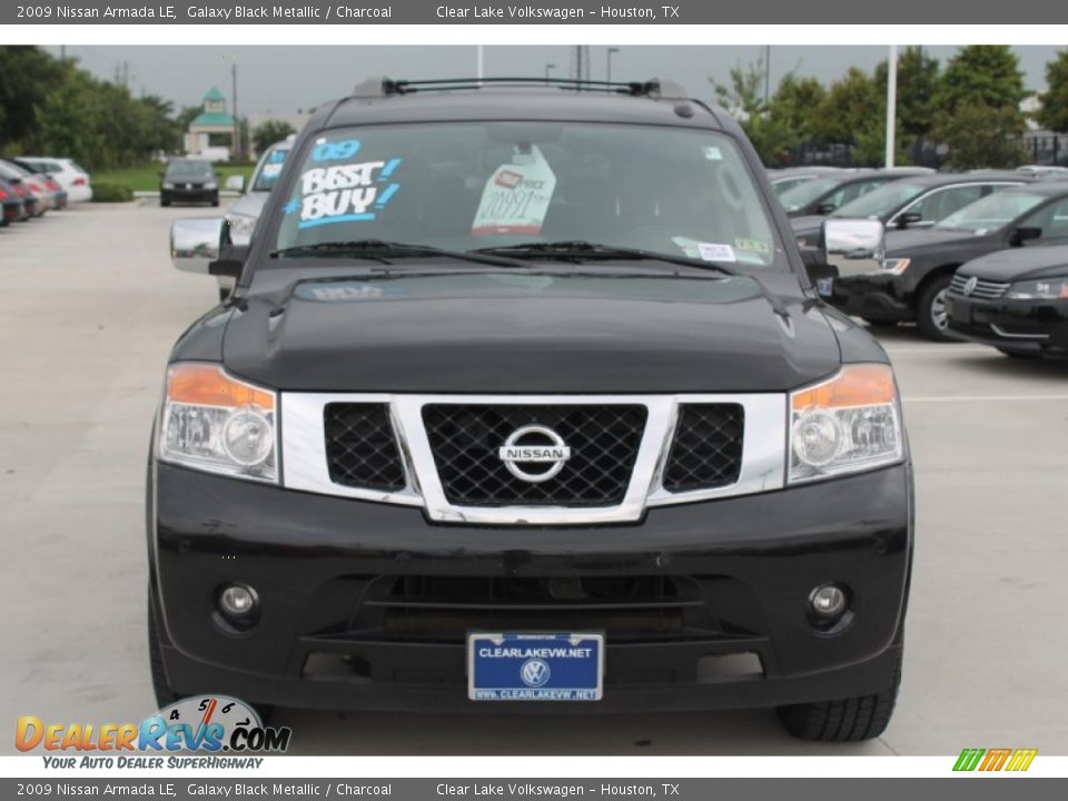 2009 Nissan Armada LE Galaxy Black Metallic / Charcoal Photo #2