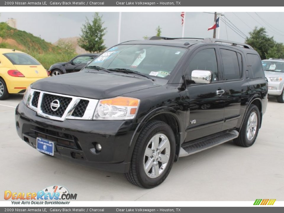2009 Nissan Armada LE Galaxy Black Metallic / Charcoal Photo #3
