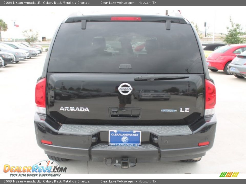 2009 Nissan Armada LE Galaxy Black Metallic / Charcoal Photo #8