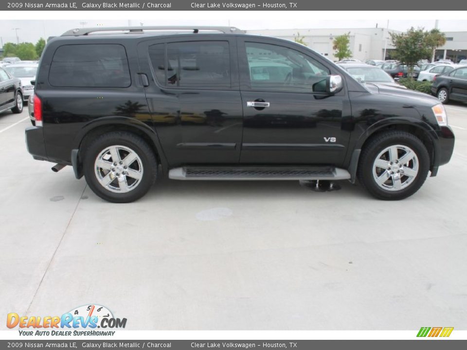 2009 Nissan Armada LE Galaxy Black Metallic / Charcoal Photo #10