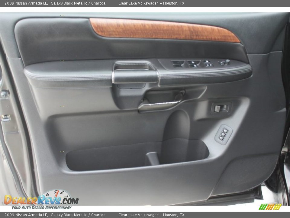 2009 Nissan Armada LE Galaxy Black Metallic / Charcoal Photo #13