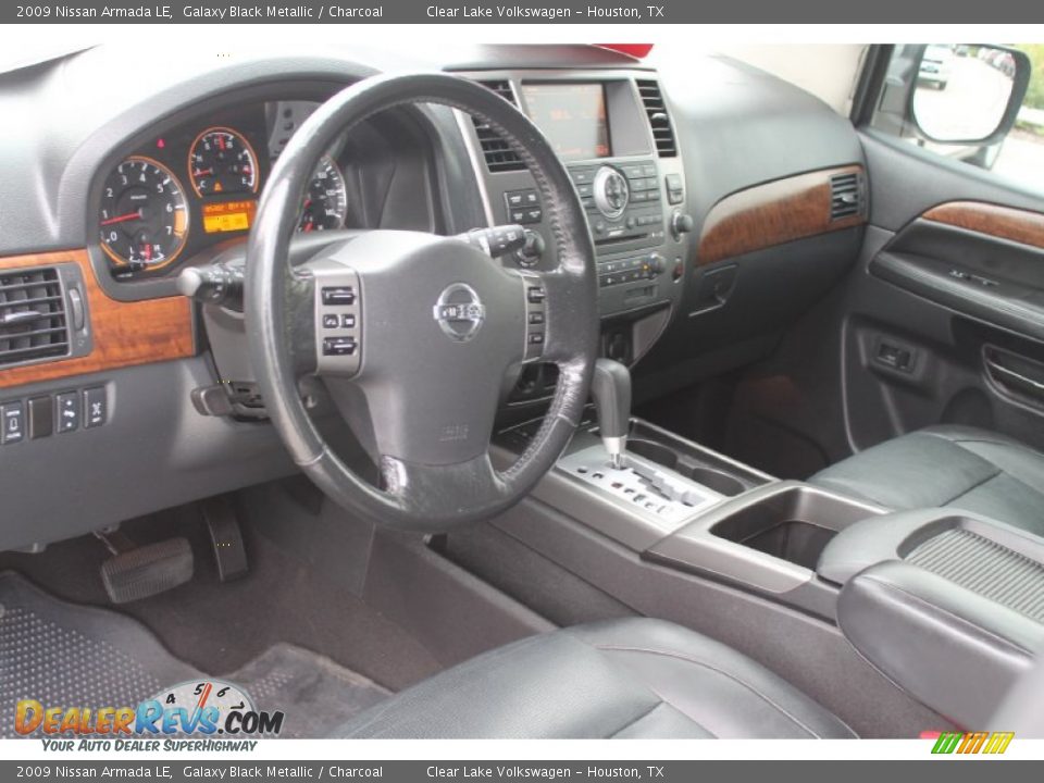 2009 Nissan Armada LE Galaxy Black Metallic / Charcoal Photo #14