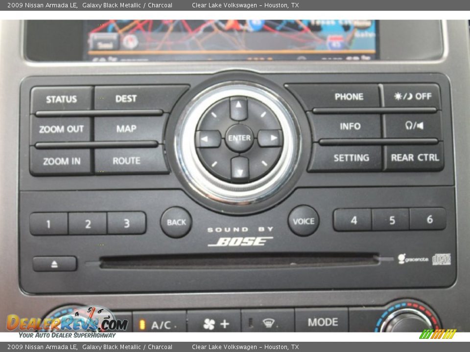 2009 Nissan Armada LE Galaxy Black Metallic / Charcoal Photo #22