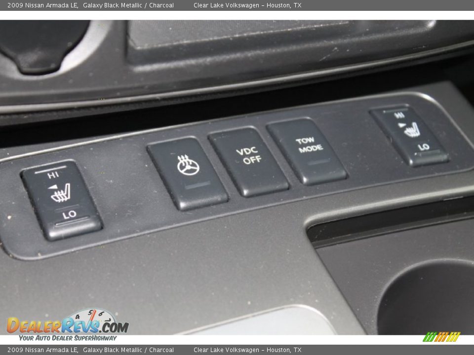 2009 Nissan Armada LE Galaxy Black Metallic / Charcoal Photo #24