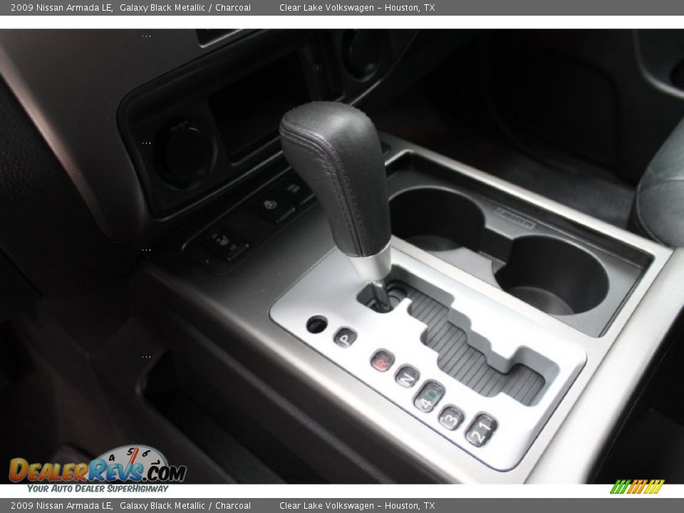 2009 Nissan Armada LE Galaxy Black Metallic / Charcoal Photo #25
