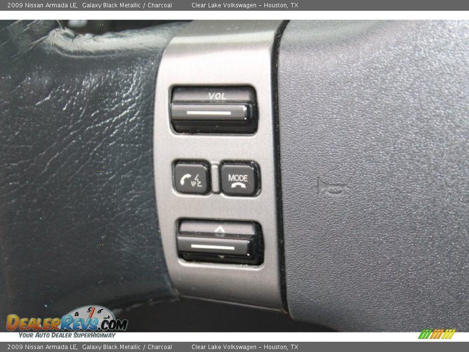 2009 Nissan Armada LE Galaxy Black Metallic / Charcoal Photo #27