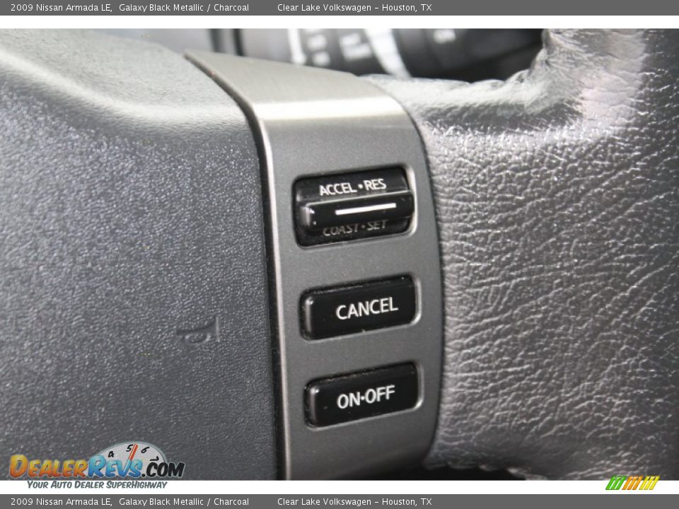 2009 Nissan Armada LE Galaxy Black Metallic / Charcoal Photo #28