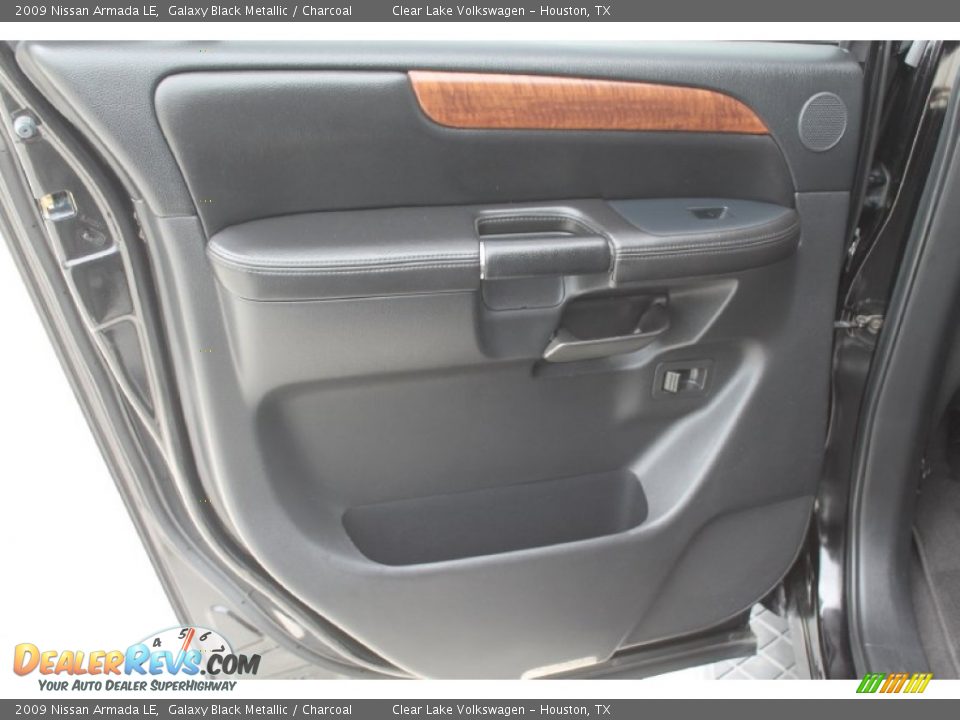 2009 Nissan Armada LE Galaxy Black Metallic / Charcoal Photo #29