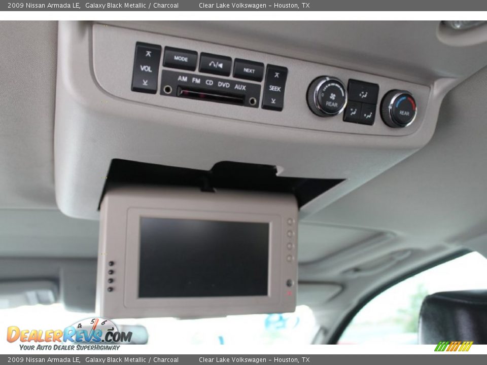 2009 Nissan Armada LE Galaxy Black Metallic / Charcoal Photo #33