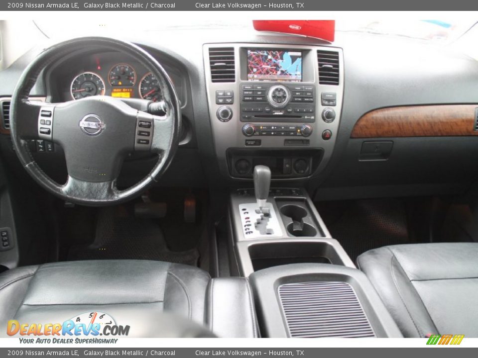 2009 Nissan Armada LE Galaxy Black Metallic / Charcoal Photo #34