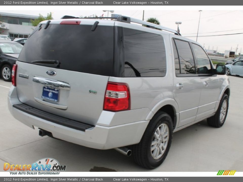 2012 Ford Expedition Limited Ingot Silver Metallic / Charcoal Black Photo #9