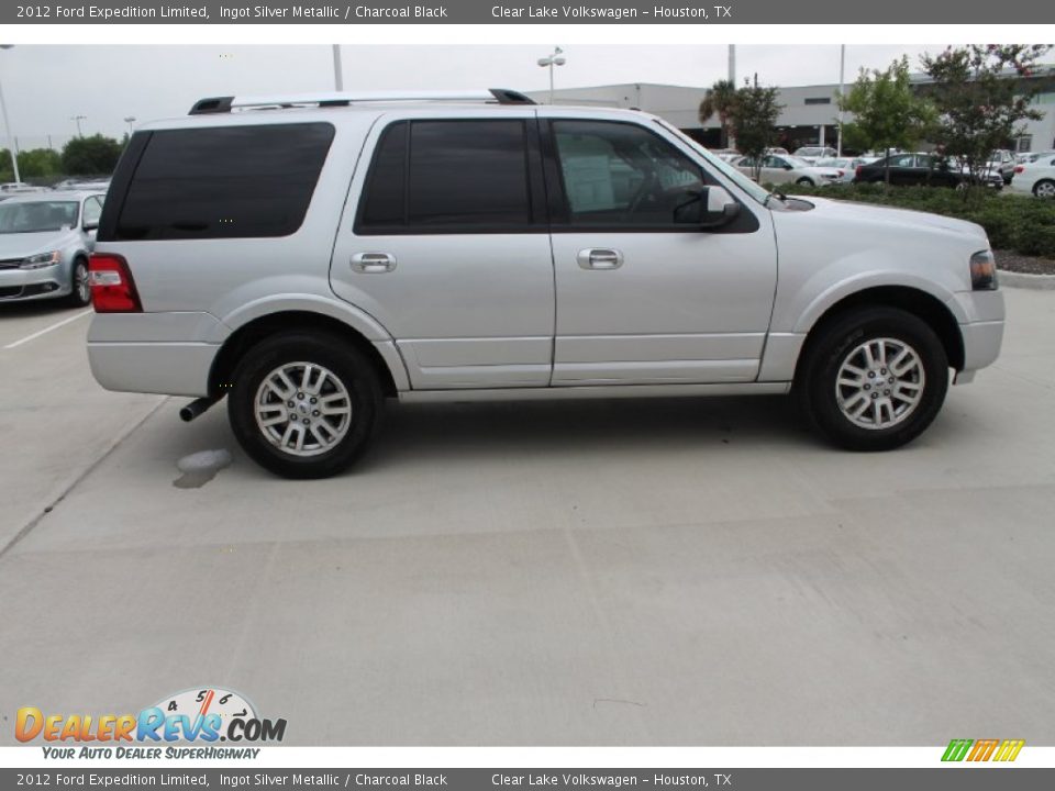 2012 Ford Expedition Limited Ingot Silver Metallic / Charcoal Black Photo #10
