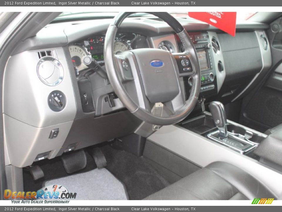 2012 Ford Expedition Limited Ingot Silver Metallic / Charcoal Black Photo #14